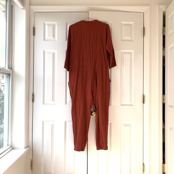 Hatch Maternity Jumpsuit O/S rust red - Picture 6 of 6